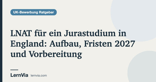 Titelbild: LNAT für ein Jurastudium in England: Aufbau, Fristen 2027 und Vorbereitung
