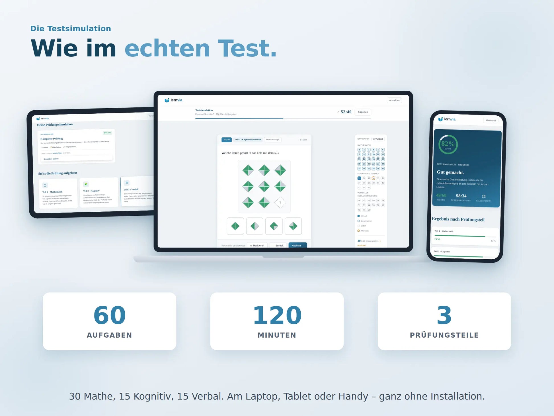 FS Assesment Center Testsimulation LernVia