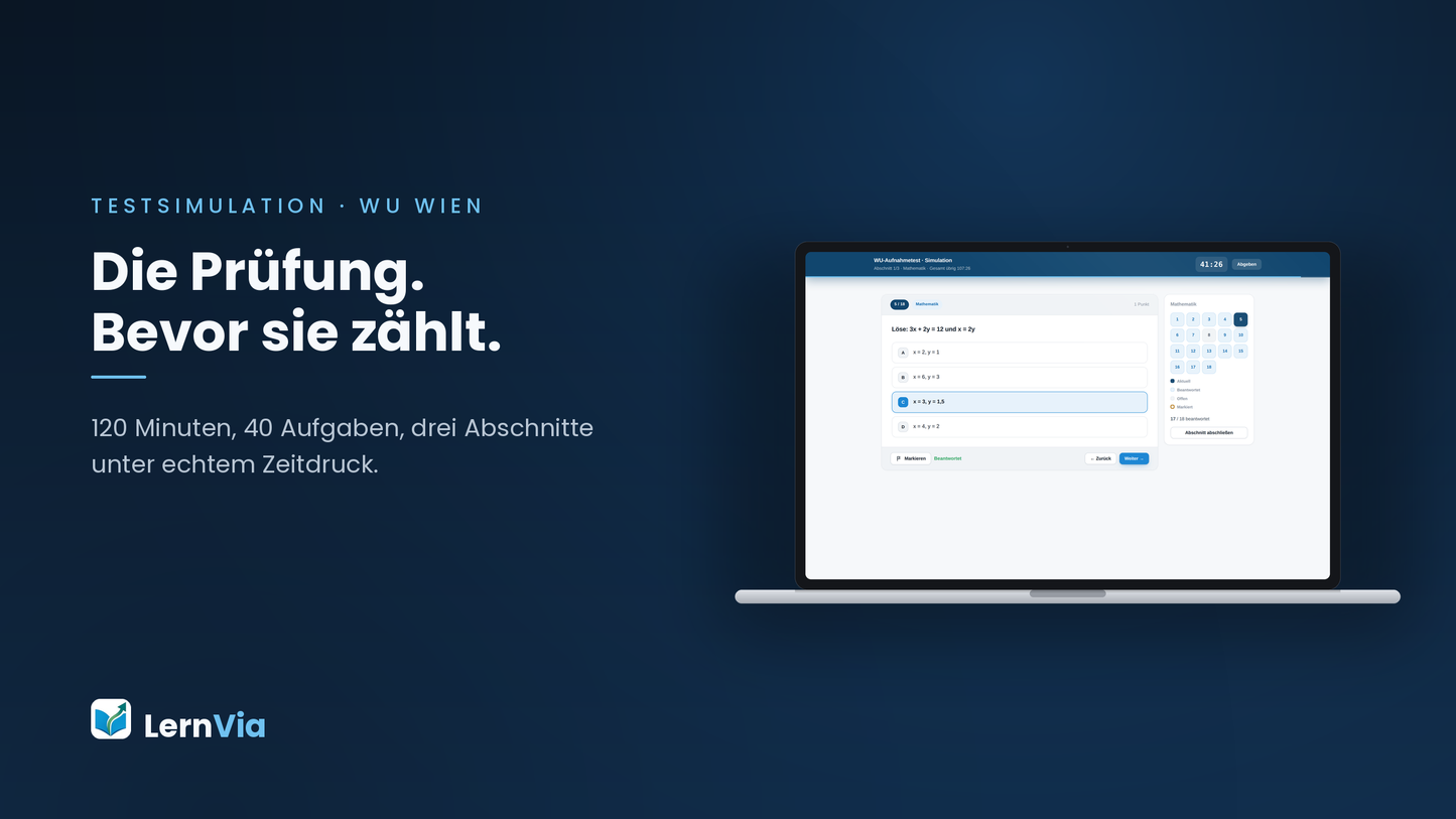 WU Testsimulationen