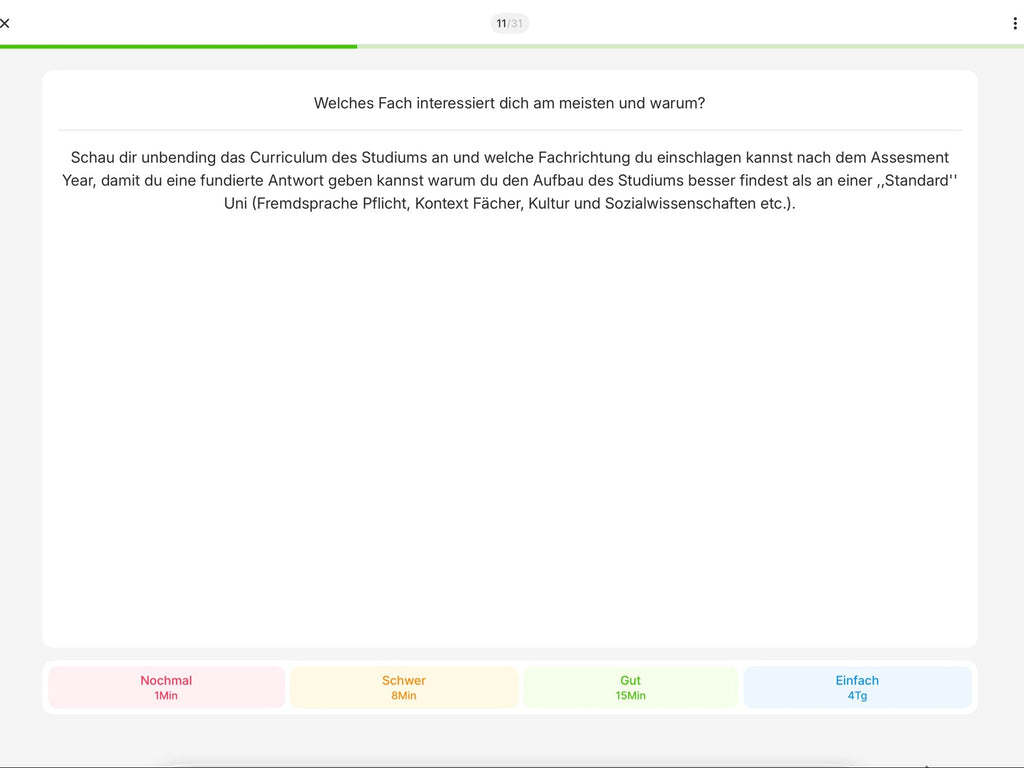 HSG-Aufnahmetest Intensivkurs - Hamburg - 16.5/17.5